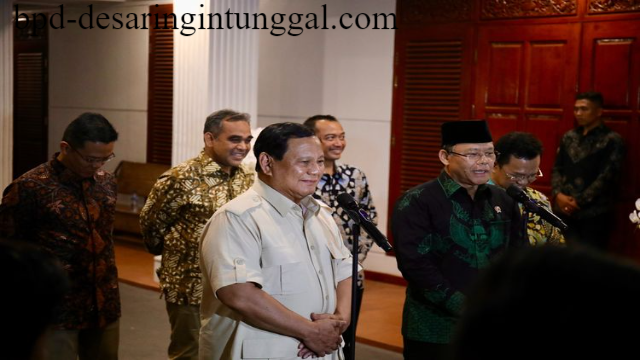 Parti PPP dan Perindo Resmi Bergabung Pemerintahan Prabowo