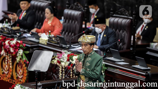 Jokowi Sampaikan 2 Pidato di Gedung DPR MPR